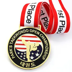 Karate thể thao Huy chương tùy chỉnh cử tạ Taekwondo Thể dục dụng cụ Marathon chạy huy chương