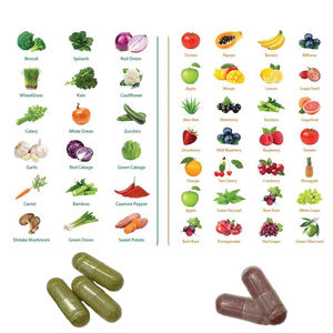 Private Double Taste frutta e verdura Caspules integratore alimentare salutare doppie <span class=keywords><strong>capsule</strong></span> multifunzione frutta e verdura - Product Image 5