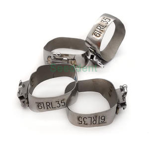 Kit di Bande Molari Ortodontiche in Acciaio Inossidabile Sabbiato con Tubi Buccali per Primo Molare Roth / MBT - Product Image 2