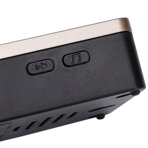 Timbre inalámbrico, conexión por batería, color negro y dorado, ideal para uso en hogares y oficinas para facilitar la... - Product Image 3