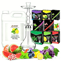 Huile liquide aromatisée citron menthe de qualité alimentaire en gros, saveur agrumes frais et menthe fraîche, certifiée ISO, écologique, pour boissons à base de mélasse et jus