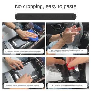 Pour <span class=keywords><strong>Volkswagen</strong></span> VW Taos 2025 2024 accessoires Film intérieur Transparent TPU PPF panneau de vitesse Console centrale autocollant de protection - Product Image 3