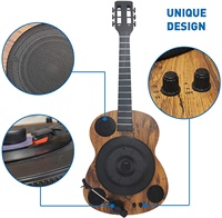 Gramophone avec plateau tournant pour guitare, nouveau design universel, bluetooth, 1 pièce