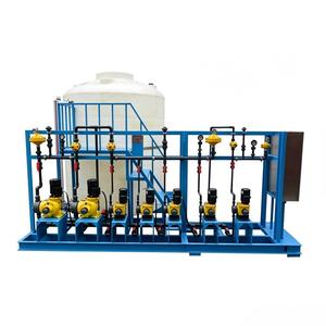 Sistema de Dosificación de Ácido Sulfúrico y Ácido Clorhídrico, Unidad de Dosificación Química Montada en Plataforma con Bomba Dosificadora de Diafragma para Plantas de Agua - Product Image 1