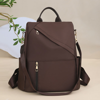 Mochila de Lona Oxford Impermeable Vintage al por Mayor para Mujer, Mochila de Viaje con Cierre de Cremallera, Capacidad de 20-30L