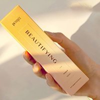 Boîte d'emballage cosmétique personnalisée avec logo en relief, boîte en carton blanc pour huile essentielle, sérum pour soins de la peau, parfum