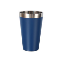 Gobelet isotherme en acier inoxydable à double paroi de 500 ml, finition mate, tasse à café conique, mug à boire pour la maison, le bureau, les voyages