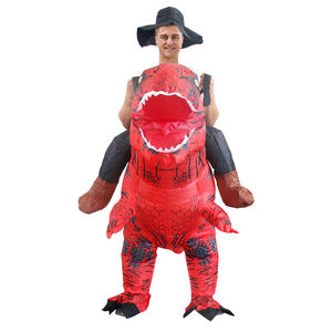 Costume gonflable T-Rex taille polyester pour adulte unisexe pour Cosplay Halloween Walking Ride ou costume <span class=keywords><strong>de</strong></span> dinosaure <span class=keywords><strong>Trex</strong></span> pour hommes et femmes - Product Image 4