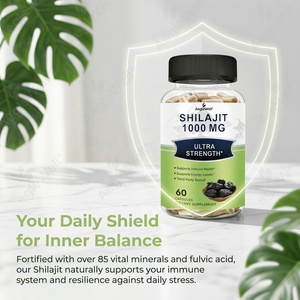 Cápsulas de Shilajit AegleWell, 60 Unidades - 1000mg Ultra Fuerte, Apoya la Energía <span class=keywords><strong>y</strong></span> la Salud Inmunológica, Personalizable OEM/ODM - Product Image 4