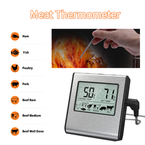 Digital Meat <b>Thermometer</b> with Probe for Cooking LCD Display Oven Baking & Kitchen Use - Product Image 6