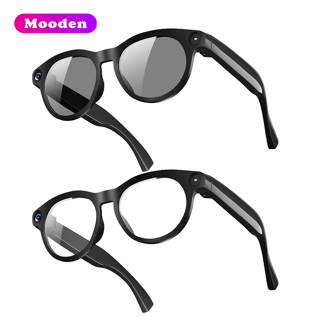 F 2026 New CY05 AI Voice Control Smart Glasses 290mAh Portable Live Streaming Vlog Glasses for Outdoor Creators