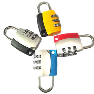 <span class=keywords><strong>Candado</strong></span> de Combinación de <span class=keywords><strong>3</strong></span> Dígitos con Números de Colores, <span class=keywords><strong>Candado</strong></span> de Aleación de Zinc para Maleta, Casillero de Gimnasio, Viajes - Product Image 1