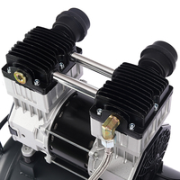 Compresseur d'air silencieux sans huile industriel portable TAHU avec pompe, capacité 50L, 1440 tr/min, 1500W, 2HP, 220V, modèle TH-1550