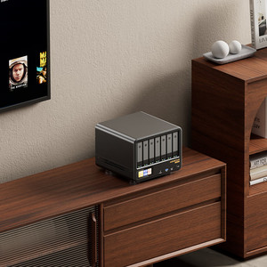 Servidor de Laboratorio Doméstico de Última Generación Aoostar WTR MAX R7 PRO 8845HS Mini PC con 6 Ranuras para Discos Duros + 5 Ranuras para Discos SSD, Barebone para Virtualización y Servidor Multimedia Linux - Product Image 6