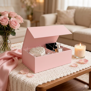 Caja de Regalo Magnética Plegable de Lujo en Cartón Rígido Reciclable con Cierre de Imán - Product Image 2