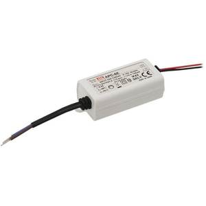 Controlador LED Mean Well APC-8E de 8W y 350mA, Corriente Constante, IP42, Canal Único, Convertidor de CA a CC - Product Image 1