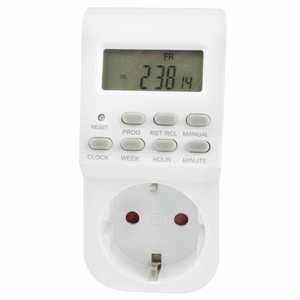 Programmateur hebdomadaire numérique 16A 3680W, contrôle et programme les appareils électriques pour optimiser la consommation énergétique. - Product Image 1