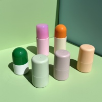 Flacon à bille pour huile essentielle cosmétique, contenant d'emballage, 30 ml, 60 ml, flacon à bille pour déodorant avec bille en plastique
