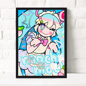 Personnalisé Premium Anime Holofoil Art Print Papier Affiche Feuille Holographique <span class=keywords><strong>Manga</strong></span> Prints Illustration Japonaise Décoration Murale Affiches - Product Image 1