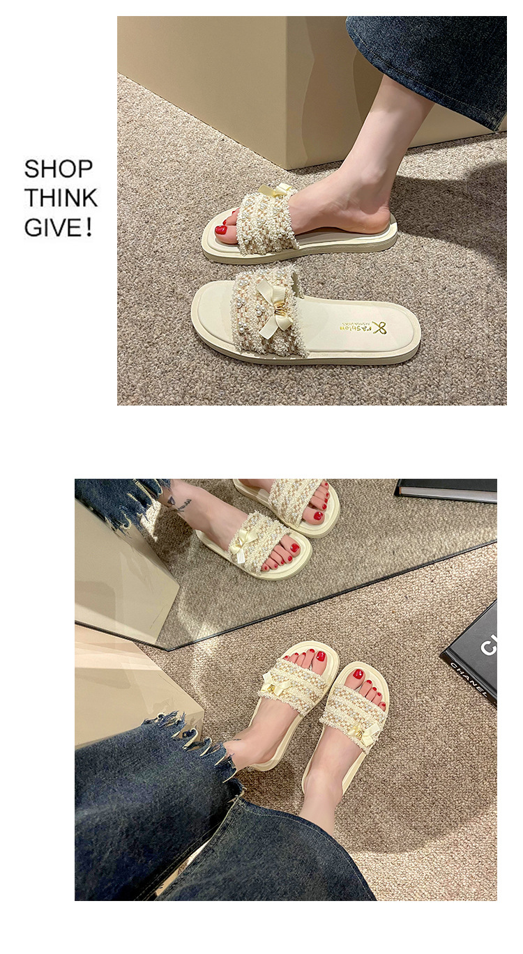 New Summer PU Casual Slides Slippers Flat Sandals for Women and Ladies Shoes Wholesale
