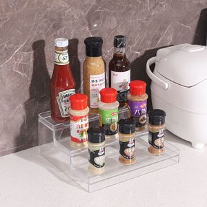Organisateur moderne de comptoir en plastique <span class=keywords><strong>à</strong></span> 3 niveaux sans perçage pour <span class=keywords><strong>Amazon</strong></span> Comptoir de cuisine pour <span class=keywords><strong>épices</strong></span> avec présentoir - Product Image 5