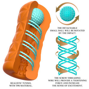 Vagina <span class=keywords><strong>Real</strong></span> Masturbación Copa Vacío Sexo Oral Bolsillo Coño Sexo Anal Masturbador para hombres Productos para adultos Succión - Product Image 5