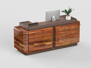 Red Irregular Modern Marble with Cave Stone Water Resistant for Bedroom Kitchen Bathroom Hotel Decoration - Product Image 3