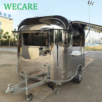 WECARE Camión De Comida Rapida Imbisswagen Camión De Helados Remorque Camión De Comida Furgoneta De Café Bar Móvil Remolque De Comida Totalmente Equipado
