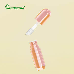 Tube de brillant à lèvres de qualité supérieure taille de voyage bouteille cosmétique 5ml forme de capsule emballage pour animaux de compagnie conteneur rechargeable pour produits de beauté - Product Image 3