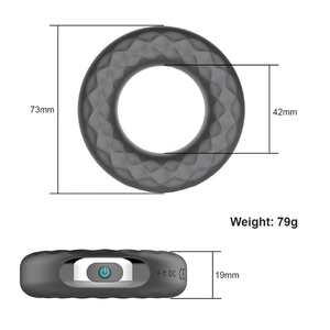 Anello Vibrante <span class=keywords><strong>per</strong></span> <span class=keywords><strong>Pene</strong></span> in Silicone, Ritardante <span class=keywords><strong>per</strong></span> l'Eiaculazione, Anello Vibrante <span class=keywords><strong>per</strong></span> <span class=keywords><strong>Pene</strong></span> a Lunga Durata, Giocattolo Erotico <span class=keywords><strong>per</strong></span> Uomini - Product Image 3