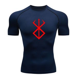 Camiseta de compresión para <span class=keywords><strong>hombre</strong></span>, camiseta elástica de secado rápido para correr, <span class=keywords><strong>baloncesto</strong></span>, manga corta, para <span class=keywords><strong>hombre</strong></span>, <span class=keywords><strong>mallas</strong></span> deportivas para Fitness - Product Image 2