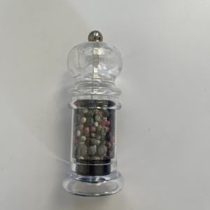 Conjunto de Moedores de Sal e Pimenta Transparentes para Cozinha com Mecanismos de Moagem Plásticos Ajustáveis Manualmente, Moedores de Alimentos Portáteis para Uso Doméstico - Product Image 2