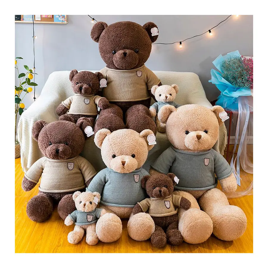 factory direct price customization 35cm 50cm 65cm 90cm 120cm 150cm soft children gift teddy bear toys