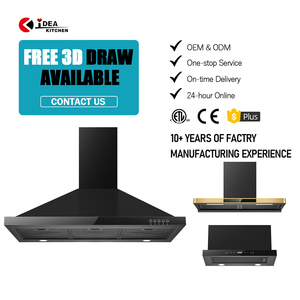 Ý Tưởng treo tường tháp hình dạng phạm vi mui xe nhà bếp hút cao hút khói extractor bếp mui xe ống khói Quạt thông gió cho nhà bếp - Product Image 1