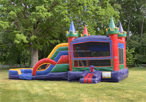 <span class=keywords><strong>Achat</strong></span> combiné de saut de <span class=keywords><strong>maison</strong></span> de rebond gonflable de château plein d'entrain d'enfants de PVC de marbre de qualité commerciale - Product Image 2