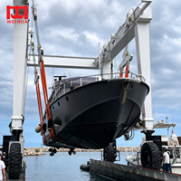 Grue de levage mobile pour yachts et bateaux de 50, 80, 100, 200 et 500 tonnes à vendre