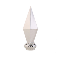Accessoires de mât de drapeau personnalisés Forme de flèche Topper pour mât de drapeau intérieur