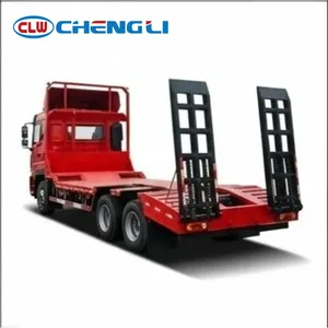 Camion plateau CLW 8X4, camion de transport d'équipement, camion de transport à plateau avec 32 places °   Angle de départ - Product Image 4