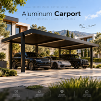 Fabricant de abris de voiture en aluminium commerciaux, pergolas, garages, abris de stationnement multi-voitures sur mesure, abris de véhicules extérieurs robustes