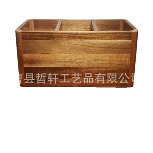 กล่องเก็บของในครัวไม้ดีสตัฟฟ์อเนกประสงค์สำหรับจัดเก็บอุปกรณ์บนโต๊ะ - Product Image 5