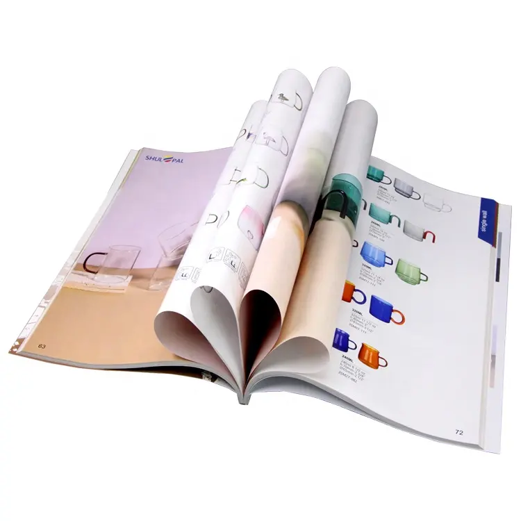 उच्च गुणवत्ता वाले रंगीन सॉफ्टकवर कैटलॉग फोटो बुक प्रिंटिंग