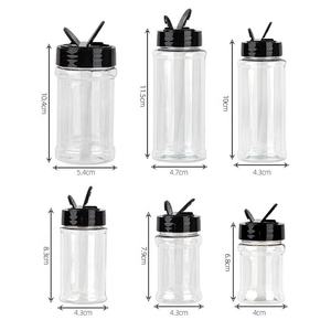 Gloway 12 gói khác nhau Spec. Rỗng gia vị bột chai các loại thảo mộc <span class=keywords><strong>container</strong></span> nhựa gia vị lọ có nắp đậy cho gia vị - Product Image 4