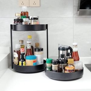 Estante giratorio de acero metálico de 10 pulgadas para especias, organizador Lazy Susan para gabinete, despensa, refrigerador, <span class=keywords><strong>encimera</strong></span> - Product Image 4