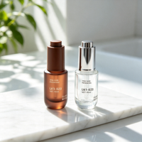 Flacon en verre mat transparent ou ambré multi-tailles de 10 ml pour lotion, sérum, lait pour le visage et le corps – Vente en gros