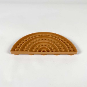 Alfombrilla para lamer con forma de arcoíris, alfombrilla para alimentación de mascotas, Artículos para Mascotas, alfombrillas de silicona para alimentación de gatos, alfombrillas para cocinar comida para gatos, comida de silicona - Product Image 4