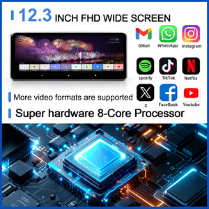 NaviHua สำหรับ Toyota Land Cruiser LC200 LC300 LX570 LX600 จอติดหลังเบาะรถยนต์ระบบ Android ขนาด 12.3 นิ้ว หน้าจอสัมผัส สำหรับความบันเทิงผู้โดยสาร - Product Image 2
