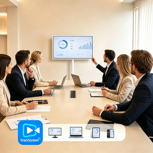 TV Portatile con Schermo Touch e Ruote, Batteria Ricaricabile, Televisore Intelligente con Funzione Auto-Follow Me per Uso Interno ed Esterno - Product Image 3