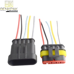 Conectores eléctricos automotrices impermeables de 5 pines con conector macho hembra de cable para motocicleta de <span class=keywords><strong>coche</strong></span> - Product Image 6