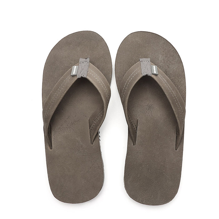 High Quality Printing Beach Sandals Flip-flops PU Antislip Sole Men Slippers Sandals China Flip Flops
