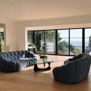 Canapé Bulle Courbé VL Personnalisable <span class=keywords><strong>Roche</strong></span> Bobois, Mobilier Nordique de Compression pour <span class=keywords><strong>Maison</strong></span> de Luxe - Product Image 2
